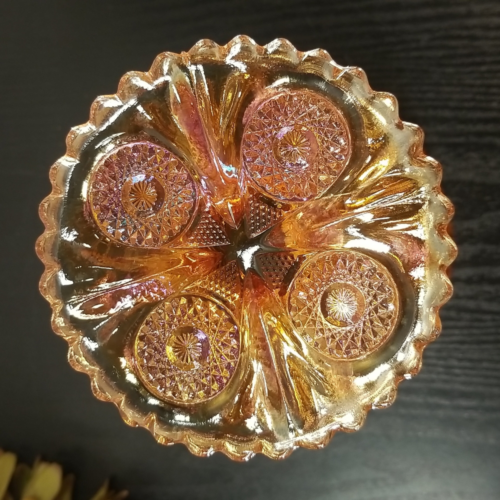 Imperial Marigold Carnival Compote - Picture 3 of 8
